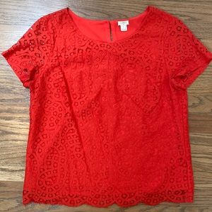 J Crew Lacey Top